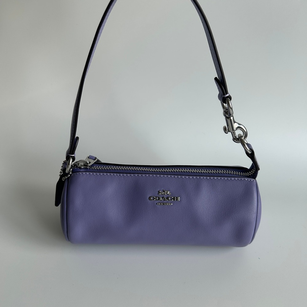 Coach Nolita Barrel Bag Light Violet Calf Leather Shoulder Bag CR830